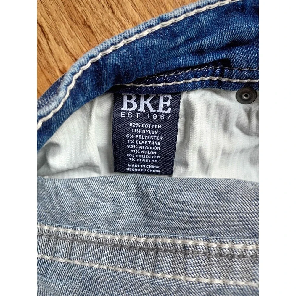 BKE Jake Jeans Men's 30x34 Blue Double Denim